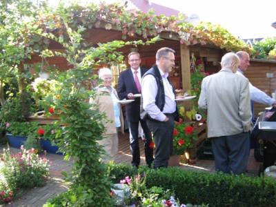 .l..n.r.. Beatrix Fischer, Fr.J.Holzenkamp,  Walter Goda , Heinz