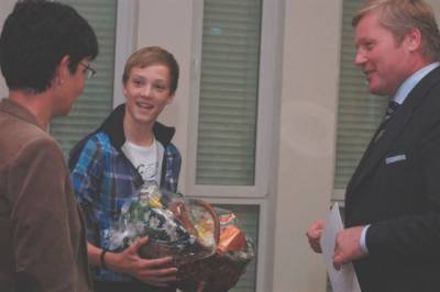 Dank an den Minister