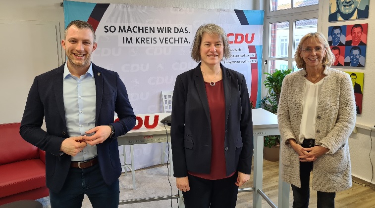 Austausch mit der neuen Präsidentin der Universität Vechta Frau Prof.in Dr.in Pietzner