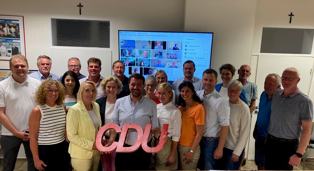 CDU Kreisvorstand hat hybrid getagt.